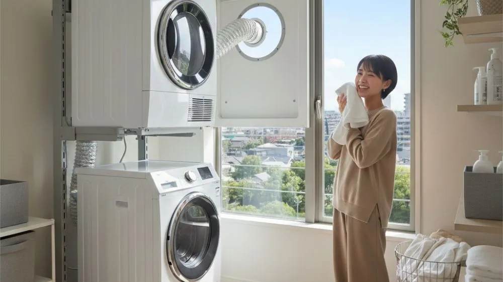 乾太くんを賃貸で設置する方法！窓パネルやベランダ活用術