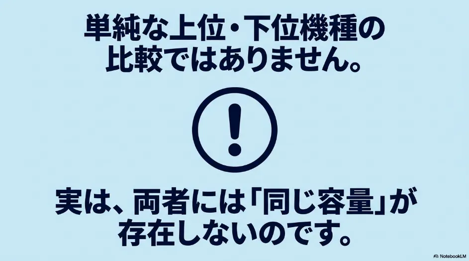 乾太くんのデラックスとスタンダードには同じ乾燥容量のモデルがないことを示す画像