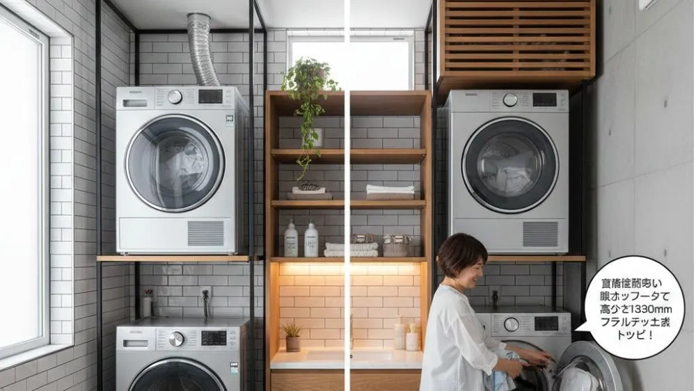 乾太くんの台をおしゃれに造作！高さ1330mmの正解と費用