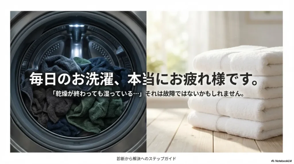 衣類乾燥機の乾燥不良を解決するためのチェックポイントまとめ