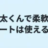 乾太くんで柔軟剤シートを使えるか解説するスライド
