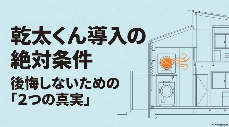 乾太くん導入前に確認したい2つの判断軸を示すタイトルスライド