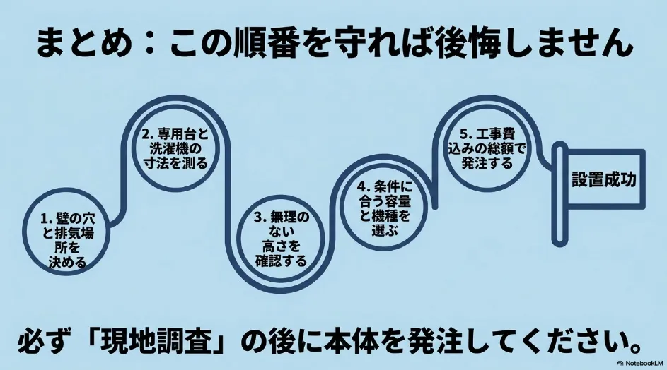 乾太くんの設置場所から工事費込みの総額まで購入前に決める5つの手順