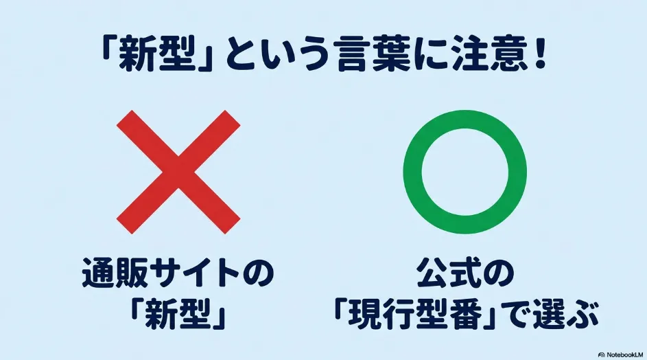 通販サイトの新型表記ではなくリンナイ公式の現行型番で乾太くんを選ぶ方法